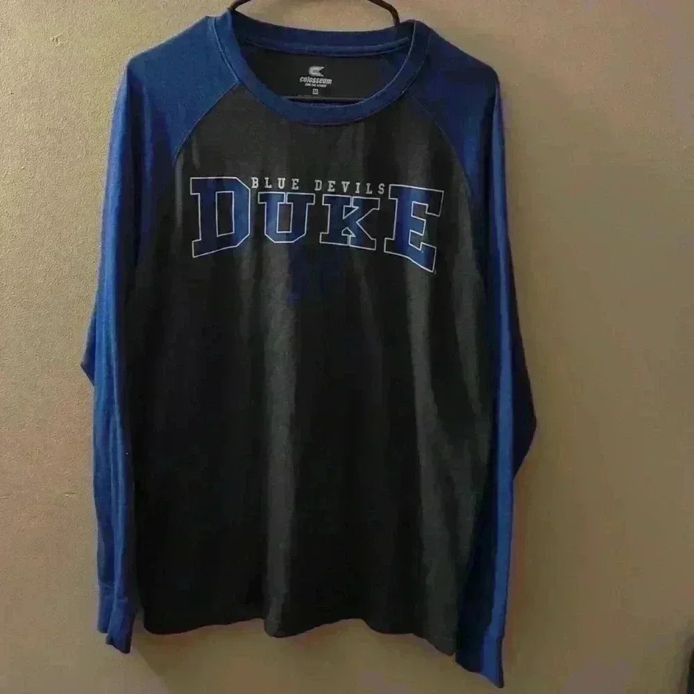 Colosseum Duke Blue Devils long sleeve shirt, medium, Gray and blue - Picture 2 of 5